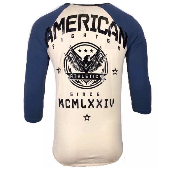 AMERICAN FIGHTER Men's T-Shirt CAPITAL RAGLAN Athl - Picture 2 of 8